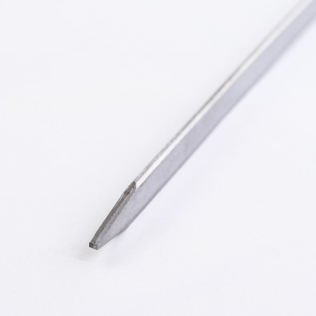 Шампур нержавеющий 670*12*3 мм с деревянной ручкой в Кургане