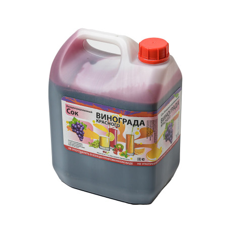 Concentrated juice "Red grapes" 5 kg в Кургане