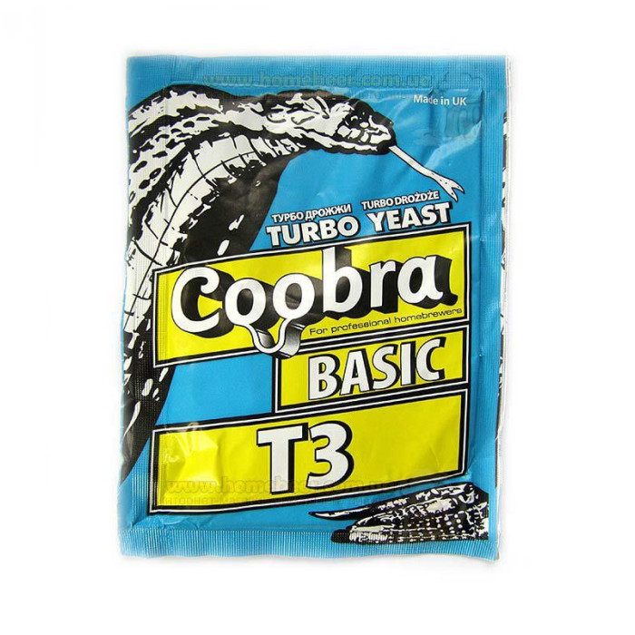 Turbo yeast alcohol "COOBRA" BASIC T3 (90 gr) в Кургане
