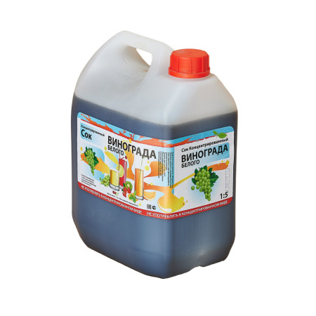 Concentrated juice "White grapes" 5 kg в Кургане