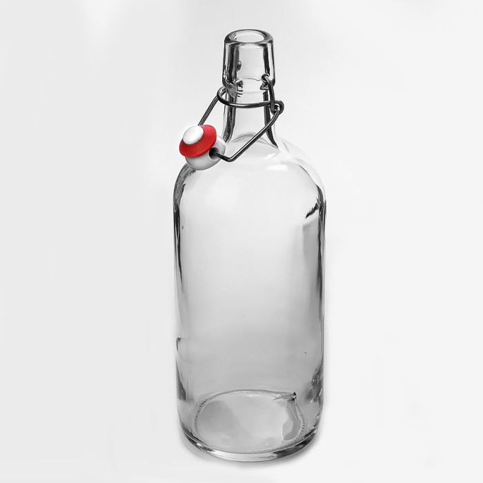 Бутылка бесцветная бугельная 1 литр в Кургане