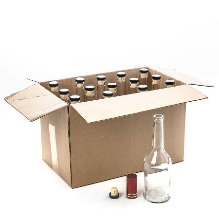 15 bottles of "Cognac" 0.5 l with Camus corks and caps в Кургане