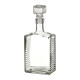 Бутылка (штоф) "Кристалл" стеклянная 0,5 литра с пробкой  в Кургане